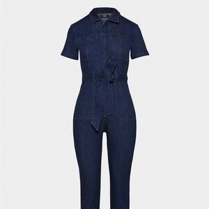 Aritzia TEN Denim Jumpsuit / Playsuit - BNWT - 4 - Dark Blue